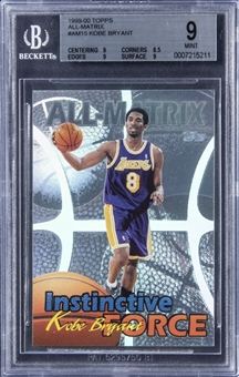 1999-00 Topps All-Matrix #AM15 Kobe Bryant - BGS MINT 9
